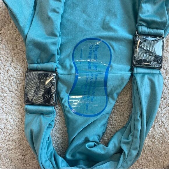 La Vie En Rose aqua teal blue bikini size small - Picture 5 of 7